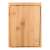 Rectangular bamboo pizza serving board