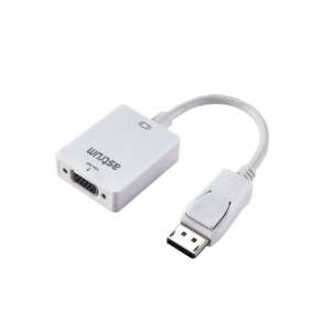 Astrum DA220 DisplayPort auf VGA Adapter, weiß, aktiv - DisplayPort-Konverter