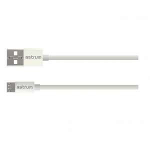 Astrum Verve UM20 USB auf Micro USB Kabel, weiß, 1 Meter - Astrum