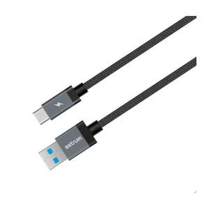 Astrum UT620 Kábel USB-A na USB-C 3.0A 3.1 vystužený, odolný, čierny A53062-B - Káble