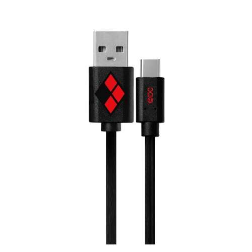 Harley Quinn DC 1m fekete Micro USB töltőkábel