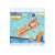 Bestway Beach Deluxe inflatable air mattress, orange, 183 x 76 cm