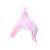 Pink and white Unicorn Teepee tent with open flaps