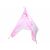 Open pink and white Unicorn Teepee tent for girls