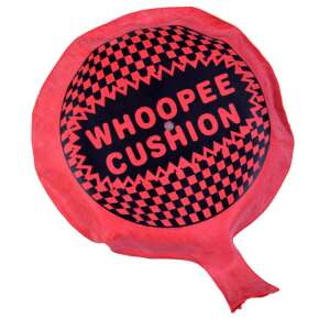 Red whoopee cushion, prank toy, funny gag gift - Gag Gift