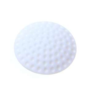 White rubber door stop, self-adhesive, for doors, walls, furniture - Door stop