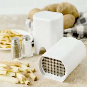 French fry cutter, potato slicer, easy to use, makes perfect fries, kitchen tool - Handheld slicer