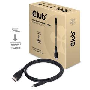 CLUB3D micro HDMI - HDMI 2.0 1m kábel 58317125 