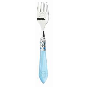 Casa Bugatti children's fork, blue, stainless steel, elegant design - Children's cutlery