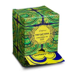 Цитрусов чай, The Cap Soul, цитрусова инфузия, смесен свеж аромат, 15 сашета, с аромат на хибискус, шипка и портокал, 100% натурални съставки 102947105 - Плодов чай