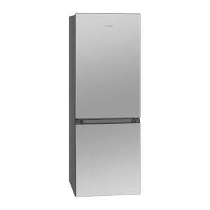 Bomann refrigerator combination, 175 liters capacity, 53 liters freezer, 4 stars, energy efficient, silver color - Bomann