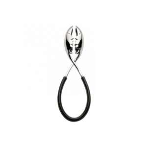 Clește de salată Casa Bugatti Kiss, design unic, elegant, ergonomic, negru - Pense alimentare