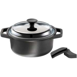 Rösle Cadini 24cm Cast Iron Pot with Lid and Silicone Handles - Rösle