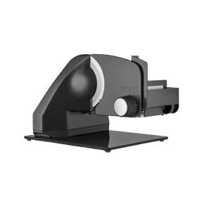 Graef C95 electric food slicer, black, angled view, with removable blade - Slicing Machine