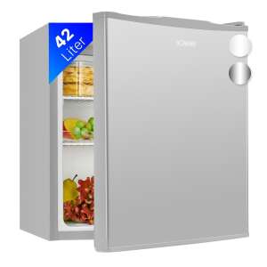 Bomann 42 literes mini hűtőszekrény nyitott ajtóval - Beépíthető hűtőszekrény, Alulfagyasztós hűtőszekrény, Felülfagyasztós hűtőszekrény, Egyajtós hűtőszekrény és Minihűtő