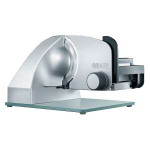 Graef Master M20 electric food slicer, silver, with glass base - Slicing Machine