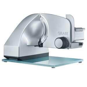 Graef Master M 80 electric meat slicer, silver, with glass base - Slicing Machine