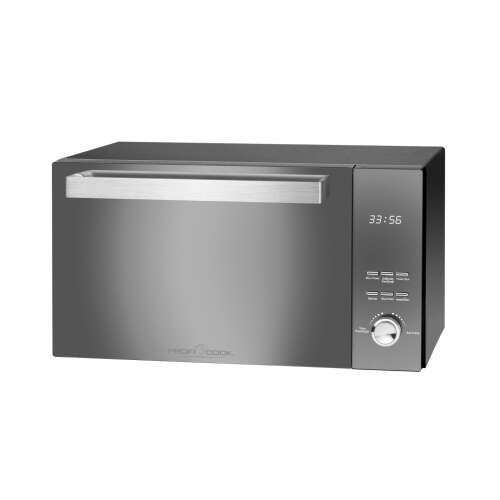 ProfiCook PC-MWG1204 2 az 1-ben mikrohullámú sütő grill funkcióval, 26 liter, szürke
