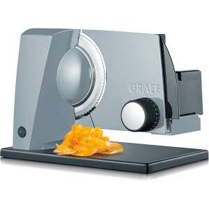 Graef SlicedKitchen electric slicer, silver, with a money-saving blade for perfect slicing, compact design, multi-functional - Slicing Machine