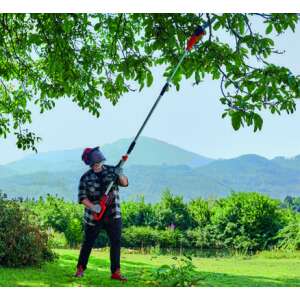 Einhell GC-LC 18/20 Li T-Solo használat közben magas ágak vágásához - Ágvágó