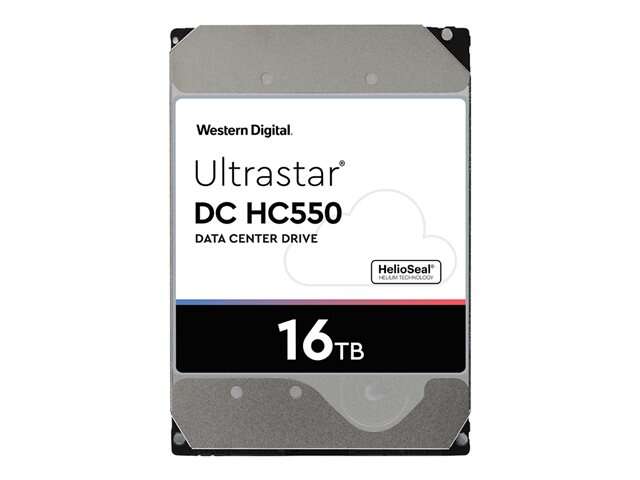 Western digital ultrastar dc hc550 16tb hdd sata ultra 512mb 7200...