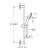 GROHE Vitalio Start 110 II Duschset, Abmessungen und technische Daten