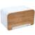 Kinghoff Kh-1072 Weißes Brotbox mit Bambusdeckel