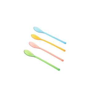 Set of 4 colorful baby spoons, perfect for feeding your little one - Children's cutlery