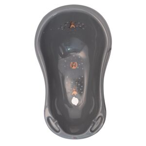 Detská vanička Maltex Minimal 84 cm Steel Grey, ergonomický dizajn, protišmykový povrch - Detské vaničky, Stojany na vaničky