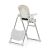 Petite & Mars Gusto High Chair, rear view, beige