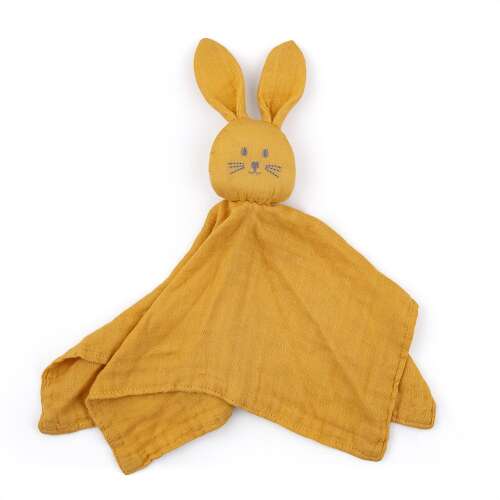 Petite & Mars Hugo Intense Ochre bunny security blanket