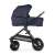 Petite & Mars Trails Anthracite Blue stroller with bassinet, side view