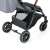 Petite & Mars Sport Cross Absolute Black stroller, black color, close-up of the basket