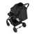 Petite & Mars Sport Cross Absolute Black stroller, black color, rear view