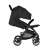 Petite & Mars Sport Cross Absolute Black stroller, black color, side view