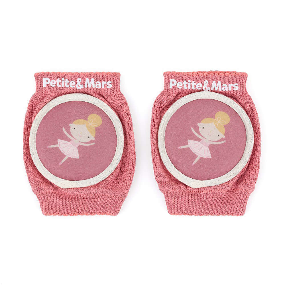 Petite &amp; Mars Elasztikus térdvédők kúszáshoz Follow Dusty Rose