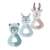 Collection of Petite & Mars Baby Rattles: Bear, Fox, Deer
