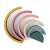 Petite & Mars Rainbow Stacking Toy, silicone, 6 pieces, ochre, 12 months+