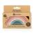 Petite & Mars Rainbow Stacking Toy, silicone, 6 pieces, ochre, 12 months+