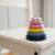 Petite & Mars Orbit stacking toy, a colorful wooden stacking toy for toddlers, made of wood, perfect for developing fine motor skills and hand-eye coordination