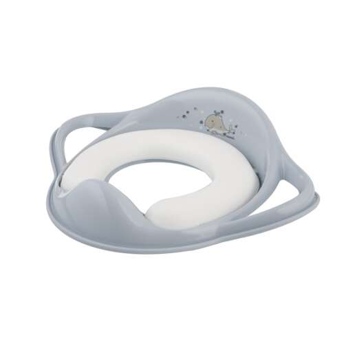 Maltex Minimal Bálna WC seat reducer with handles, satin blue