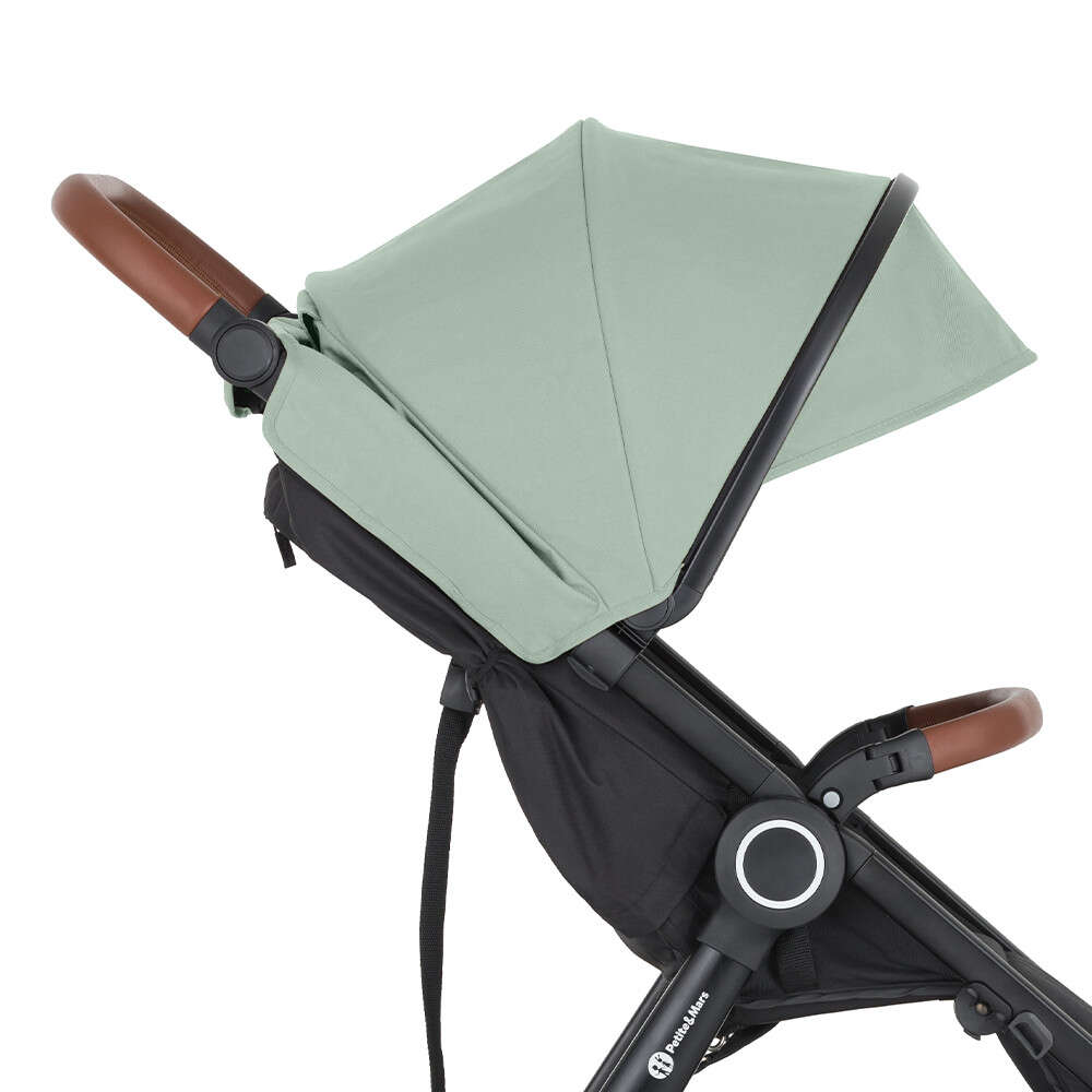 Petite & Mars - Babakocsi Napfénytető - Street2 - Iron Green