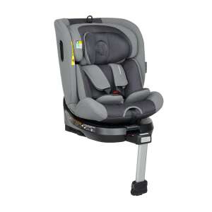 Petite & Mars Twistguard Pro i-Size Grey Air car seat, 40-150 cm, 0-36 kg, angled view - Petite&Mars