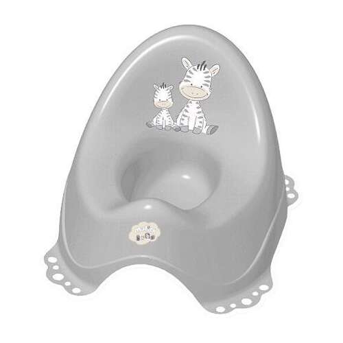 Maltex Non-slip potty with tunes Zebra - grey