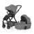 Petite & Mars ICON 2in1 combination stroller Dove Grey LITE AIR, with bassinet and sport seat