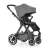 Petite & Mars ICON 2in1 combination stroller Dove Grey LITE AIR, front view
