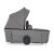 Petite & Mars ICON 2-in-1 Stroller bassinet, side view of bassinet