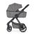 Petite & Mars ICON 2-in-1 Stroller, side view of lightweight stroller with bassinet