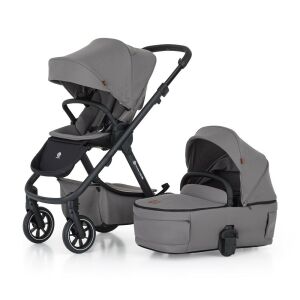 Petite & Mars ICON 2-in-1 Stroller, lightweight convertible stroller with bassinet and seat - Stroller
