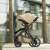 Petite & Mars ICON Mocha Beige Stroller - Side View